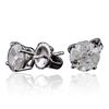 Image 2 : 14KT White Gold 2.31ctw Diamond Earrings