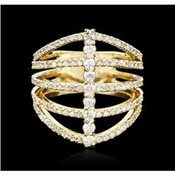 14KT Yellow Gold 1.00ctw Diamond Ring