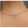 Image 6 : 14KT White Gold 14.44ctw Sapphire and Diamond Pendant With Chain