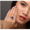 Image 5 : 14KT White Gold 5.93ct Tanzanite and Diamond Ring