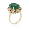Image 7 : 14KT Yellow Gold 7.59ct Emerald, Ruby and Diamond Ring