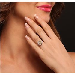 18KT White Gold 1.98ctw Diamond Ring