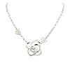 Image 3 : 14KT White Gold 1.06ctw Diamond Necklace