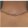 Image 6 : 14KT White Gold 1.06ctw Diamond Necklace
