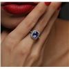 Image 6 : 14KT White Gold 2.03ct Tanzanite and Diamond Ring