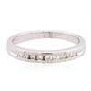 Image 1 : 14KT White Gold 0.20ctw Diamond Ring