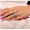 Image 2 : 14KT White Gold 4.73ctw Diamond Ring