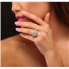 Image 5 : 14KT White Gold 4.73ctw Diamond Ring