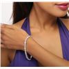 Image 2 : 14KT White Gold 9.75ctw Diamond Tennis Bracelet