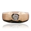 Image 3 : 14KT Rose Gold 0.70ct Diamond Solitaire Ring