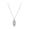 Image 3 : 14KT White Gold 1.79ctw Diamond Pendant With Chain