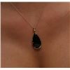Image 5 : 14KT Yellow Gold Onyx Pendant With Chain