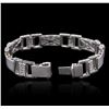 Image 7 : 14KT White Gold 0.59ctw Diamond Bracelet