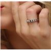 Image 1 : 18KT White Gold 0.80ctw Diamond Ring
