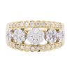 Image 3 : 14KT Two-Tone Gold 1.00ctw Diamond Ring
