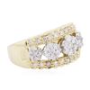 Image 4 : 14KT Two-Tone Gold 1.00ctw Diamond Ring