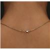 Image 5 : 14KT Tri-Tone Gold 0.93ctw Diamond Pendant With Chain