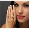 Image 1 : 14KT Yellow Gold 6.17ct Citrine and Diamond Ring
