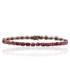 Image 1 : 14KT Rose Gold 11.67ctw Pink Tourmaline Bracelet