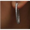 Image 6 : 14KT White Gold 1.28ctw Diamond Earrings