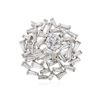 Image 3 : 18KT White Gold 3.58ctw Diamond Ring
