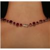 Image 5 : 14KT Yellow Gold 44.89ctw Ruby and Diamond Necklace