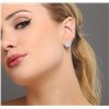 Image 2 : 14KT White Gold 2.00ctw Diamond Earrings