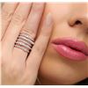 Image 2 : 14KT White Gold 0.77ctw Diamond Ring
