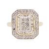 Image 1 : 14KT Two-Tone Gold 1.00ctw Diamond Ring