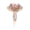 Image 7 : 18KT Rose Gold 4.20ct Tourmaline and Diamond Ring