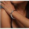 Image 5 : 14KT White Gold 3.44ctw Diamond Bangle Bracelet