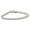 Image 3 : 14KT White Gold 4.64ctw Diamond Tennis  Bracelet