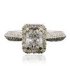 Image 1 : 14KT White Gold EGL Certified 1.58ctw Diamond Ring