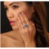 Image 3 : 14KT White Gold 4.27ct Tanzanite and Diamond Ring