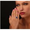 Image 5 : 14KT White Gold 3.89ct Tanzanite and Diamond Ring
