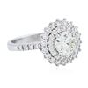 Image 4 : 14KT White Gold 1.79ctw Diamond Ring