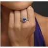 Image 5 : 14KT Two-Tone Gold 1.97ct Tanzanite and Diamond Ring