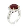 Image 6 : 14KT White Gold 4.95ct Ruby and Diamond Ring