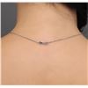 Image 6 : 14KT White Gold 2.48ctw Diamond Pendant With Chain