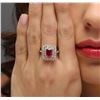 Image 6 : 14KT Yellow Gold 2.62ct Ruby and Diamond Ring