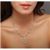 Image 5 : 14KT White Gold 2.21ctw Diamond Necklace