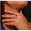 Image 5 : 14KT Two-Tone Gold 2.37ct Tanzanite and Diamond Ring