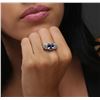 Image 6 : 14KT White Gold 3.21ct Tanzanite and Diamond Ring