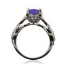 Image 6 : 14KT White Gold 1.93ct Tanzanite and Diamond Ring