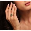 Image 5 : 14KT Yellow Gold 1.57ct Emerald and Diamond Ring