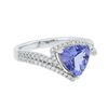 Image 2 : 14KT Two-Tone Gold 2.45ct Tanzanite and Diamond Ring