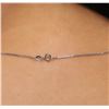 Image 6 : 14KT White Gold 1.10ctw Diamond Pendant With Chain
