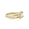 Image 4 : 14KT Yellow Gold 0.91ct Diamond Wedding Set