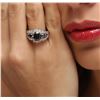 Image 2 : 14KT White Gold 3.75ctw Black Diamond Ring