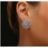 Image 5 : 14KT White Gold 4.43ctw Diamond Earrings